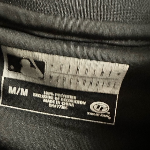 MLB Pittsburgh Pirates Black Polo Shirt Size Medium - Picture 4 of 7